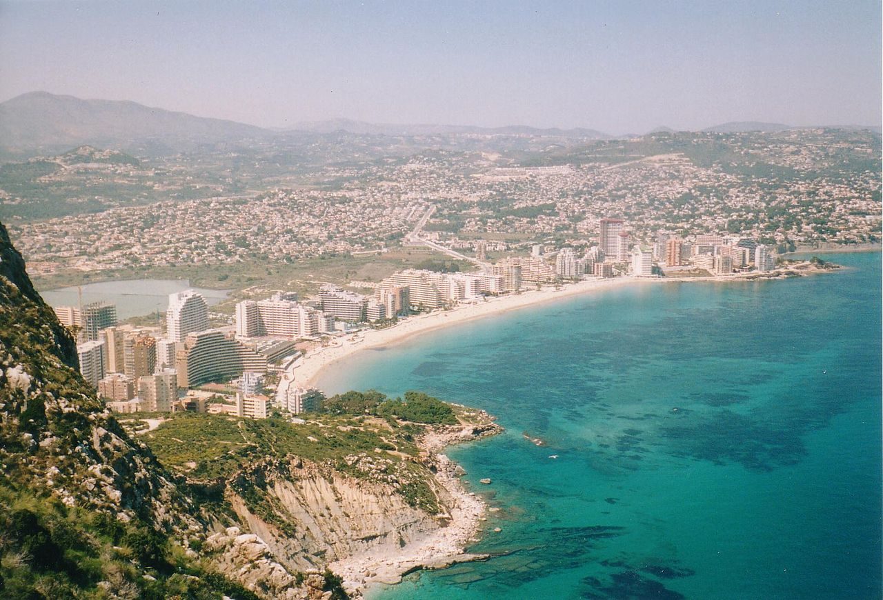 Calpe beach and the Peñón de Ifach