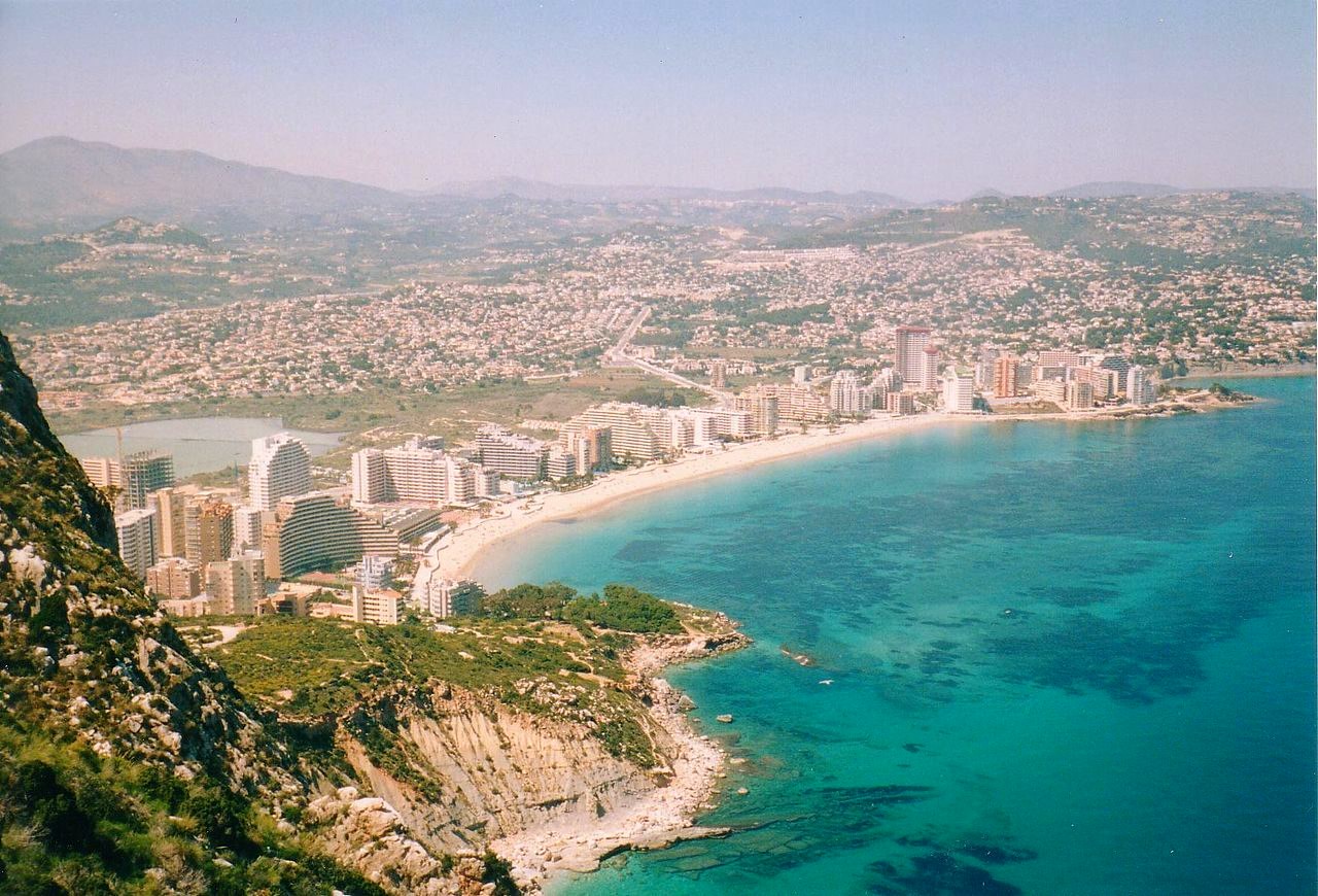 Calpe beach and the Peñón de Ifach