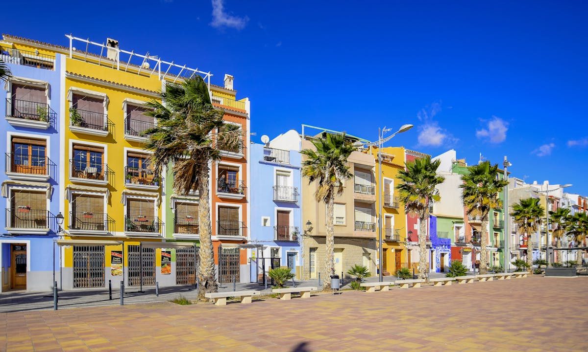The painted houses of Villajoyosa