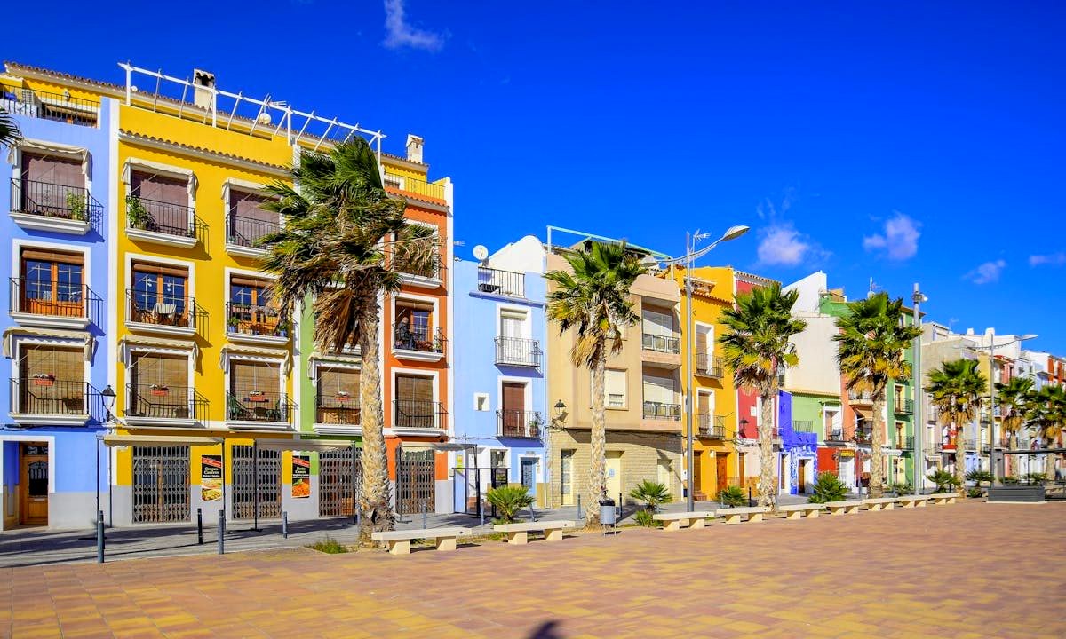 The painted houses of Villajoyosa